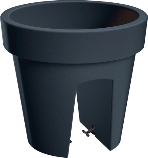 Cvetlični lonec za ograjo Lofly Railing 24,5 cm antracit