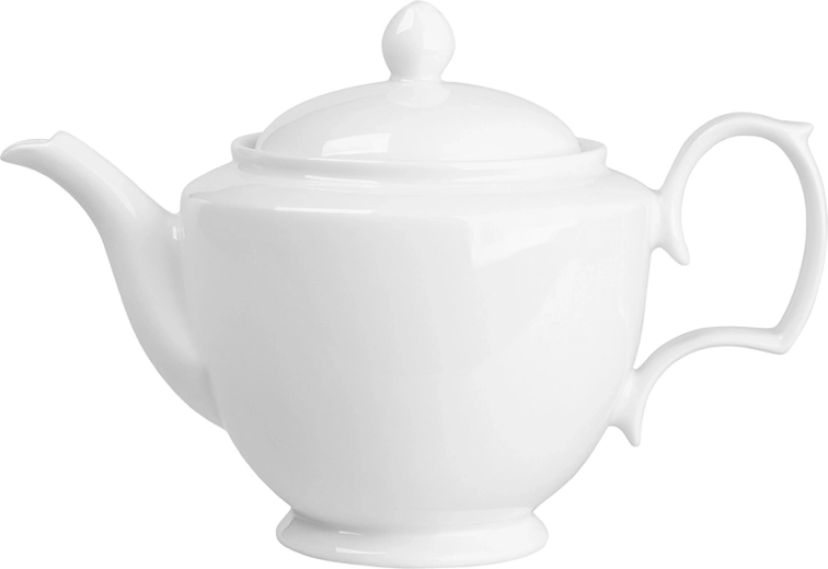 MariaPaula Klasyka klasičen bel porcelanast čajnik 1,2 l