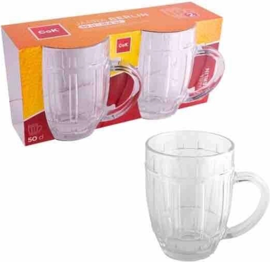 Set pivskih kozarcev Berlin 500 ml, 2 kosa, steklo