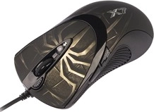 Igralna laserska miška A4Tech XGame EVO X747 Brown Fire