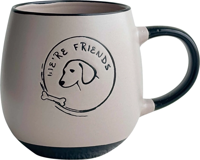 Keramična skodelica s psom 550 ml