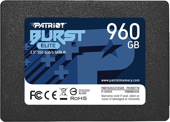 Kapaciteta 960 GB za sistem in podatke