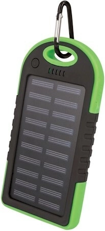 Setty sončna powerbanka 5000 mAh zelena