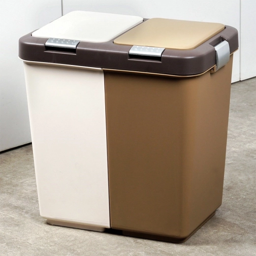 Dva ločena prekata za enostavno ločevanje