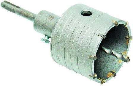 Izrezovalna krona 73 mm s sintranim karbidom in vpenjalom SDS Plus