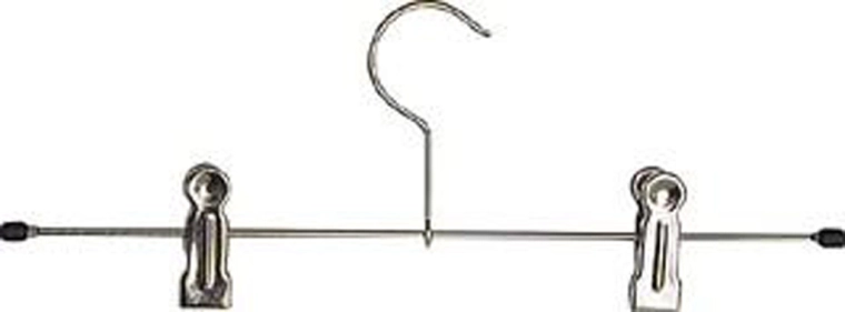 Kromirano obešalo za hlače s sponkami Toro