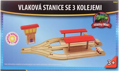Max vlakci – železniška postaja s 3 tiri