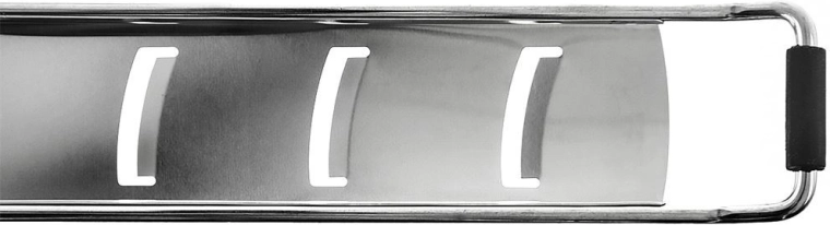 Pet ostrih nerjavnih rezil za enakomerne rezine