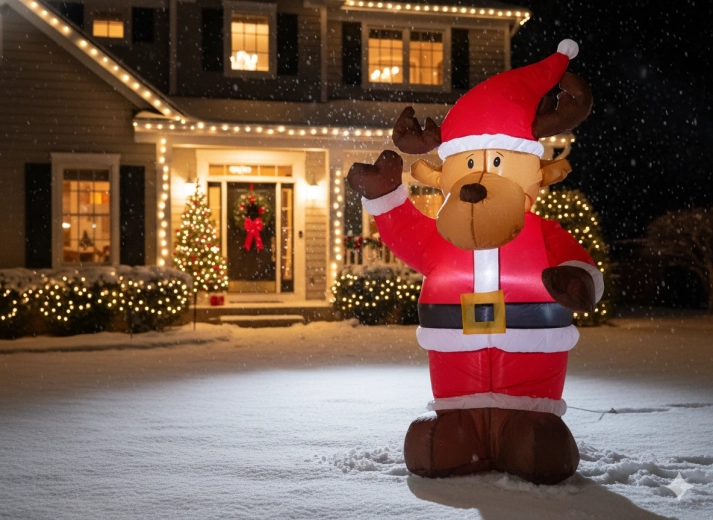 Sijoč LED učinek za čarobno noč