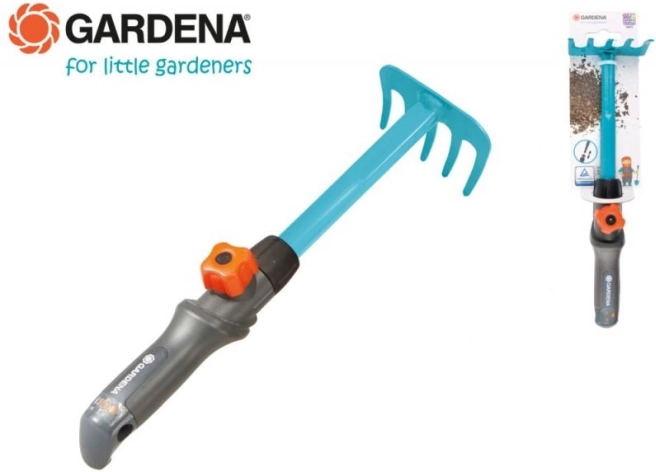 Otroške nastavljive vrtne grablje GARDENA 17 cm