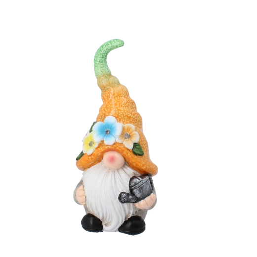 Vrtni škrat z LED osvetlitvijo – dekoracija deček ali deklica, komplet 2 kos