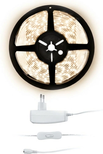 Solight LED trak 5 m z adapterjem 12 V, nevtralna bela 4000 K, IP20