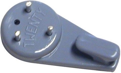 Univerzalni kavlji TWENTY iz najlona, temno rjavi, 5 kos