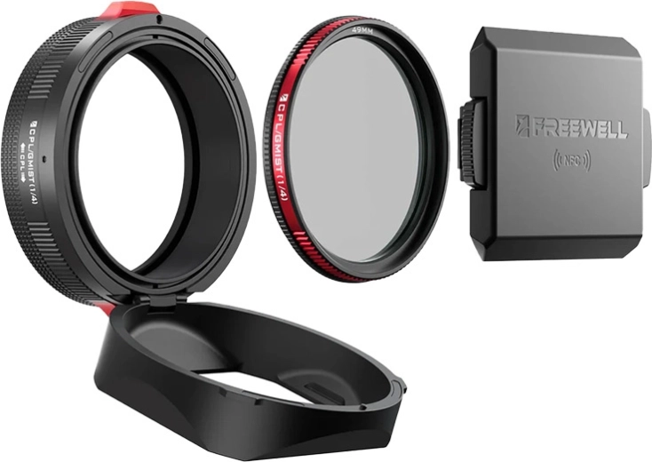 Sončna zaslonka s filtrom CPL in Black Mist za serijo FUJI X100 (črna) Freewell