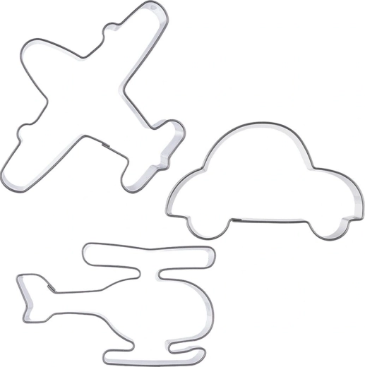 Stainless Steel Cookie Cutters for Vehicles Orion - 3 pcs