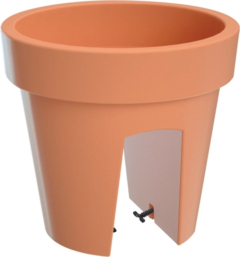 Lonec za ograjo LOFLY Railing 24,5 cm terakota