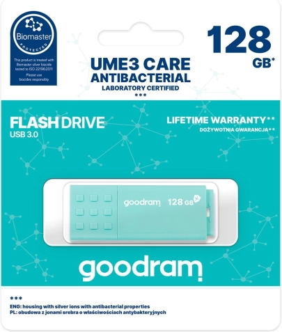 usb ključ goodram antibacterial 128 gb usb 3.0 ume3