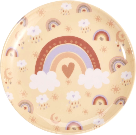 21 cm diameter and shallow shape