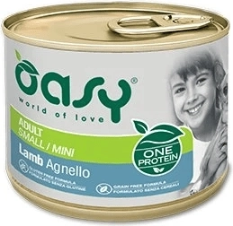 Oasy One Protein pašteta za odrasle pse Small/Mini z jagnjetino 200 g