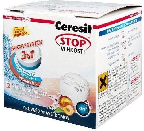Polnilo za absorber vlage 3v1 z vonjem po sadju CERESIT 2×300 g