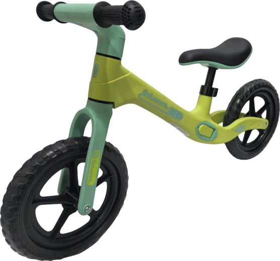Balance Bike otroški poganjalček (ravnotežno kolo) v limetno zeleni barvi