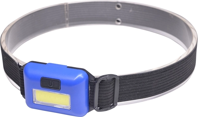 Solight LED naglavna svetilka 3 W COB modra