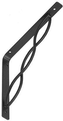 Konzola za polico 200 × 200 mm bela