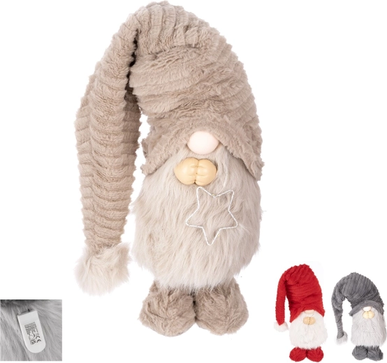 Svetleči plišasti škrat 82 cm (mešanica 3 različic)