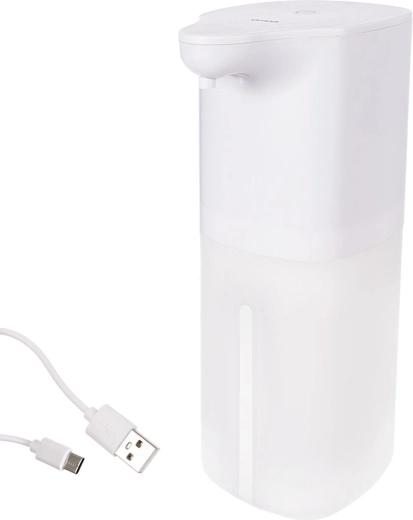 Brezkontaktni električni dozirnik mila z USB-polnjenjem