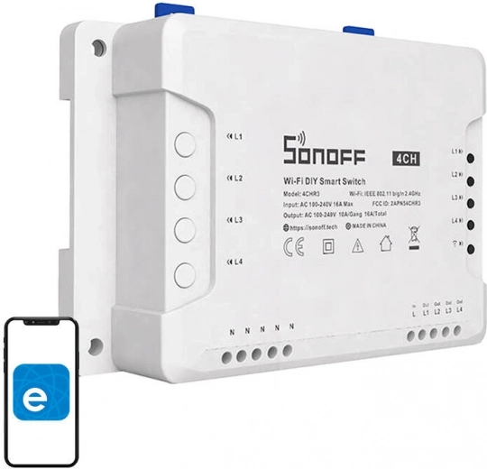 Pametno WiFi stikalo Sonoff 4CH