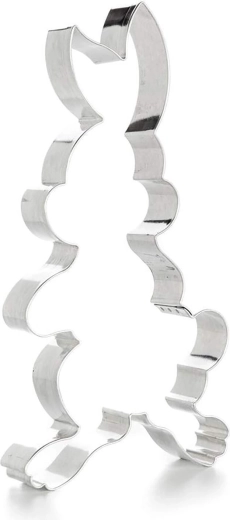 Modelček zajček iz pocinkanega pločevina 8,8 × 17,5 × 2 cm