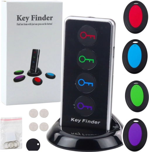 Brezžični iskalnik ključev 4v1 z daljinskim upravljalnikom