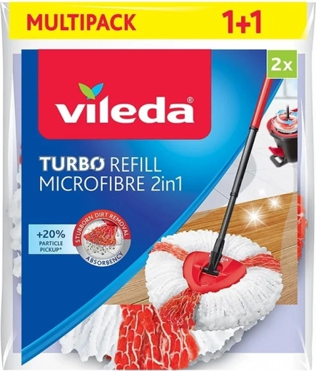 Nadomestna glava za rotacijski mop TURBO 2v1, 2 kosa