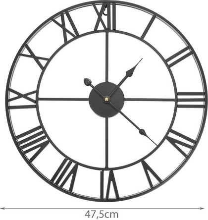 Large 47 cm diameter for excellent readability