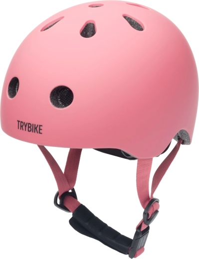 Trybike otroška kolesarska in drsalna čelada roza XS