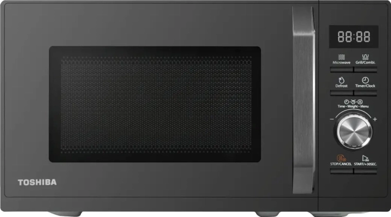 Toshiba mikrovalovna pečica z žarom 25 l 900 W črna