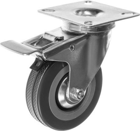 2 castors with brakes for stable securing