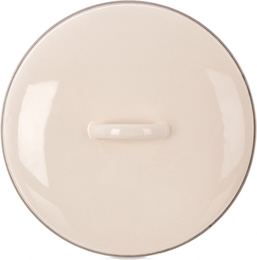 Emailiran kremni pokrov 24,5 cm