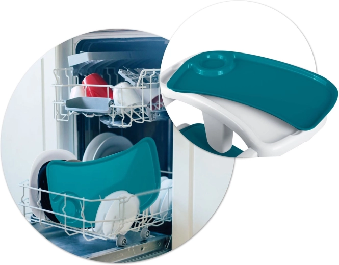 Enostavno čiščenje zahvaljujoč dvojnemu pladnju