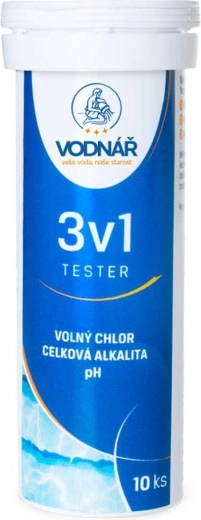 Testni lističi 3 v 1 VODNAR (10 kos)