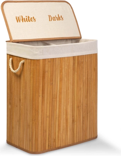 Dva predala: svetlo in temno perilo brez truda