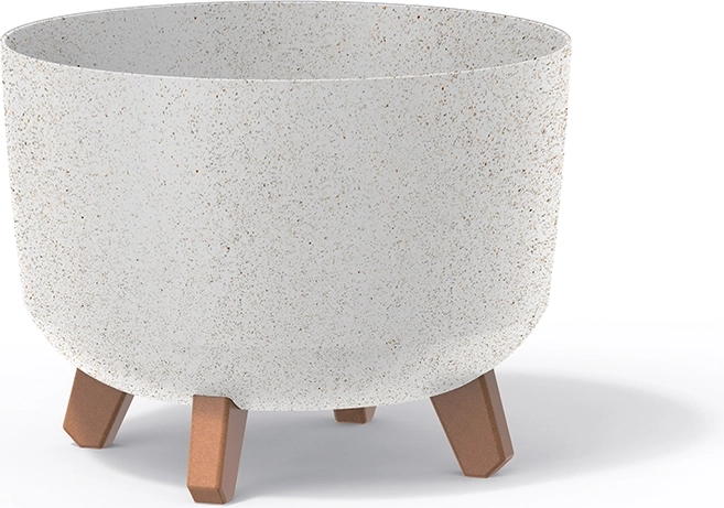 Cvetlični lonec Gracia Standard Eco Wood 38 cm – bel