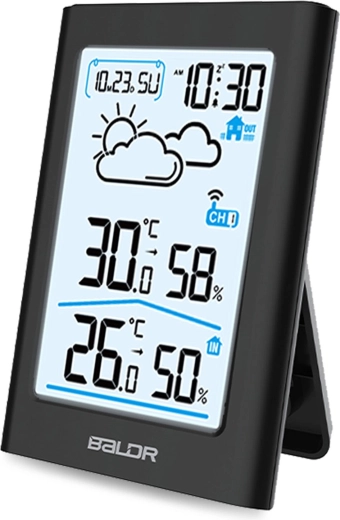Merjenje temperature in vlažnosti s pomnilnikom min/max