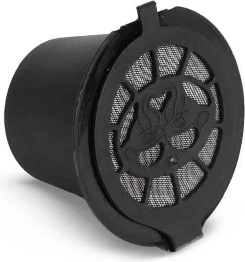 Refillable plastic coffee capsule for Nespresso