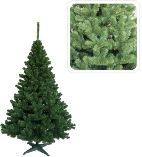 Umetna božična jelka zelena 150 cm - 1 kos