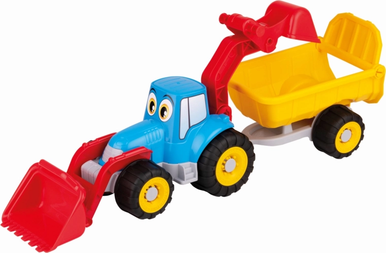 Androni veseli traktor s prikolico 55 cm