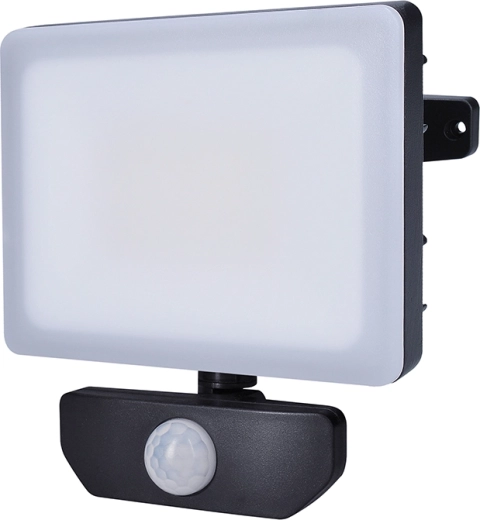 Solight Quick LED reflektor s senzorjem gibanja 30 W, 2550 lm, 4000 K, IP44, črn
