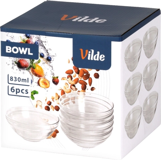 6× skledica 830 ml za univerzalno postrežbo