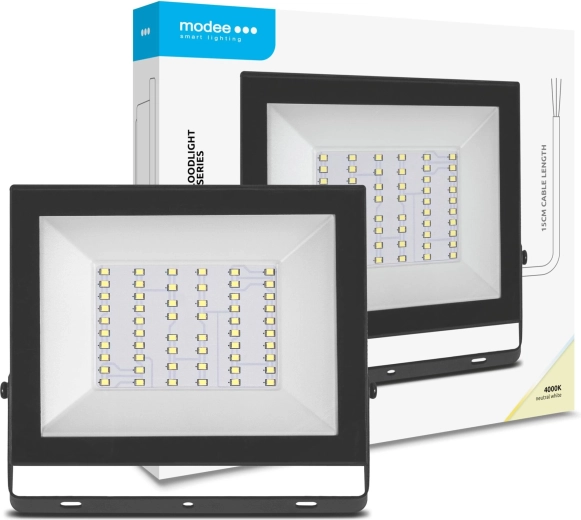 Modee LED reflektor E‑series Slim 50 W, 4000 lm, 120°, nevtralno bela