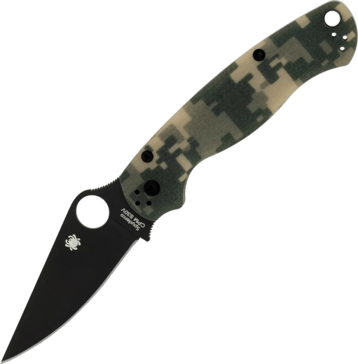 Spyderco Para Military 2 digitalni camo zložljiv nož